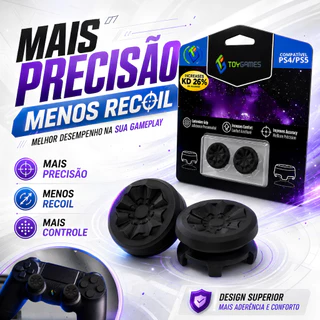 Par Grip Extensor Thumbsticks Freek Gamer Silicone Control Fps Premium Analógico Compatível Ps4 Ps5 Xbox One Series S/x