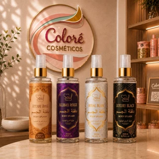 Body Splash Árabe Soul Feminino 200ml - Perfume Corporal Refrescante Leve Sensual Desodorante Diario
