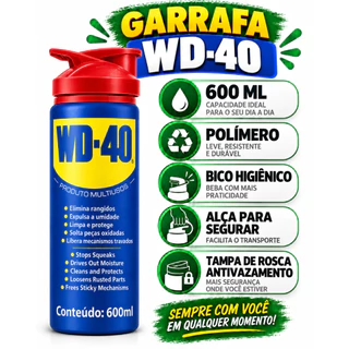 Garrafa Divertida Estilo WD-40 600ml – Criativa, Engraçada e Diferente! ENVIL FULL