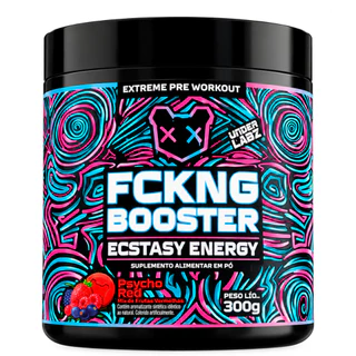 Pré Treino FCKNG Booster Under Labz 300g | Energia Foco Alta Performance 400mg Cafeína Original
