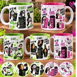 Caneca Personalizada Monster Energy - Redbull- Energético – Vários Modelos
