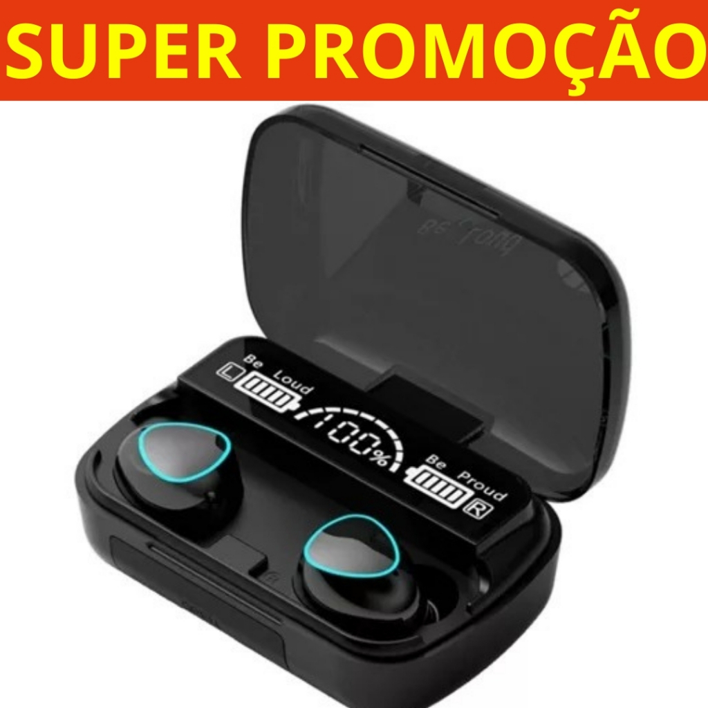 Fone de Ouvido Bluetooth Original Sem Fio Para Corrida Academia e Gamer ...