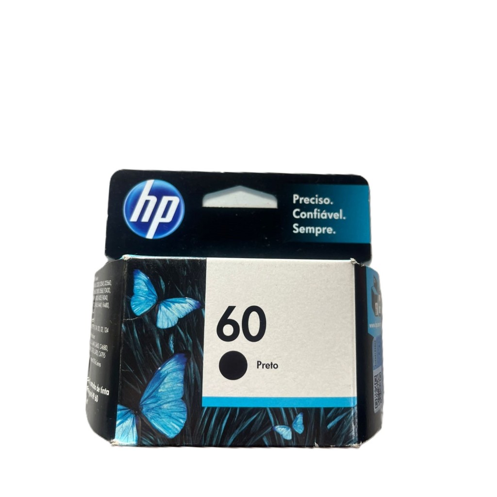 Cartucho Hp 60 preto CC640WB | Shopee Brasil
