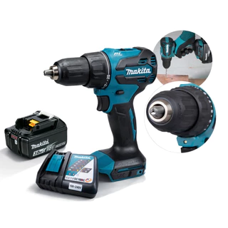 Furadeira Parafusadeira Impacto Makita Dhp490 18v Com Bateria 3Ah em Oferta na Shopee