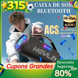 Caixa De Som Bluetooth Grande LUZ LED RGB Super Potente Com ALÇA PORTENTE TWS Resistente água SD/USB/AUX-HY-418 em Oferta na Shopee