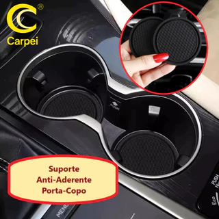 Kit de 2 Bases Para Copo Porta-Copos  De Carro De Borracha Macia em Oferta na Shopee