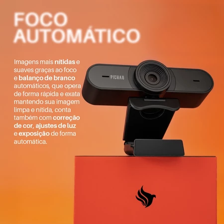 Webcam Pichau Indus 2K USB Preto PG INDUS BL01