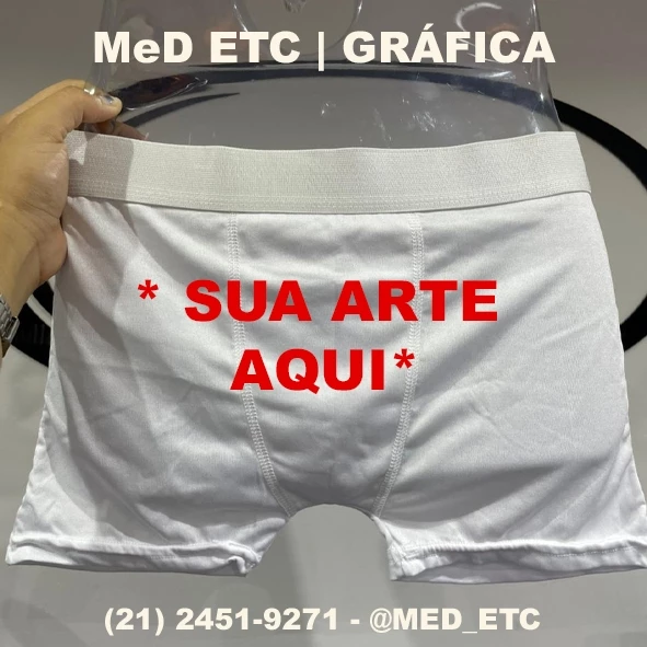 Cueca Boxer Personalizada para Presente com Foto, Frase ou Arte miniatura 5