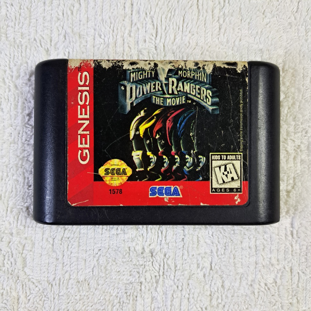 Power Rangers The Movie Original Mega Drive Americano | Shopee Brasil