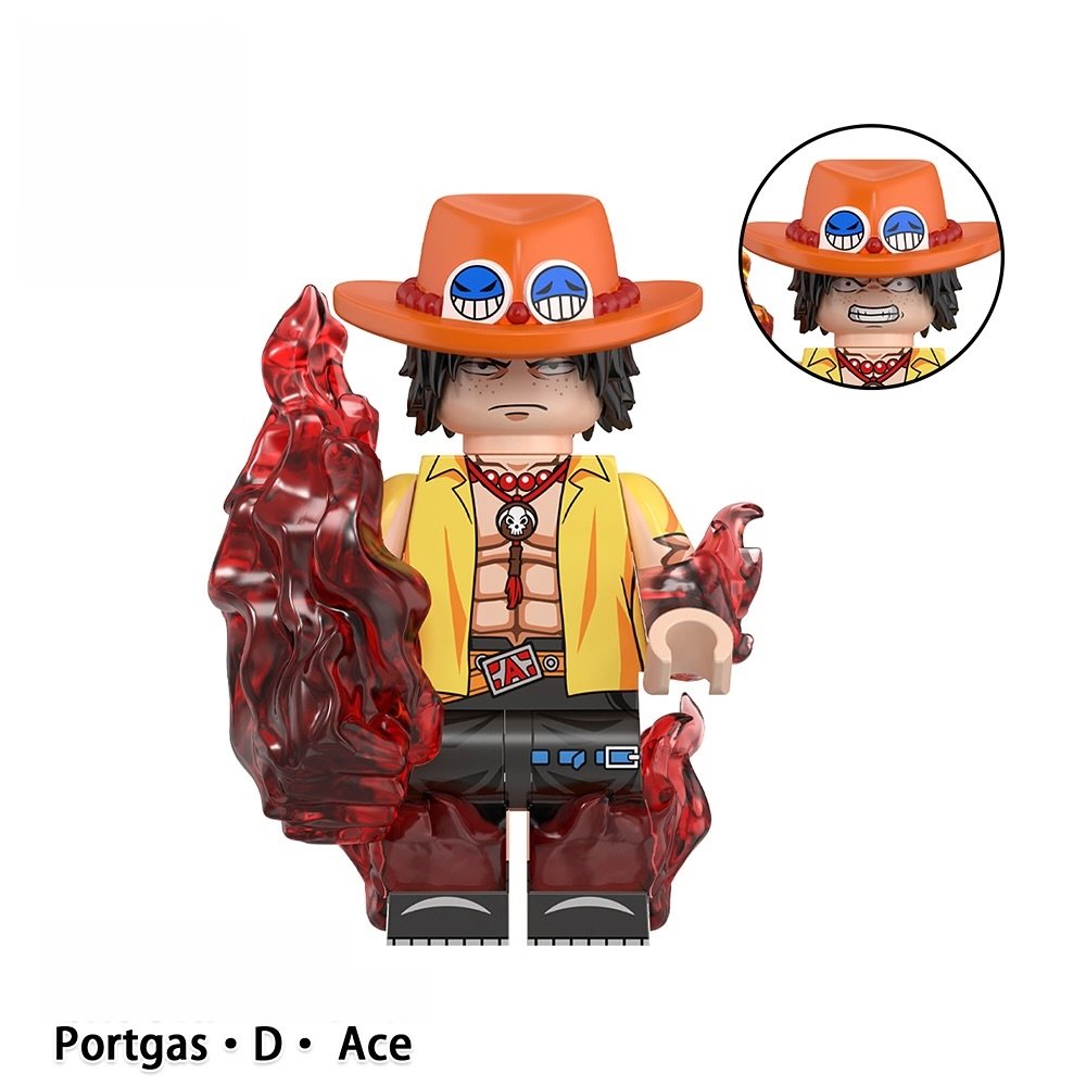 One piece miniaturas Luffy Gear 2 Sakazuk Ace Zoro Nightmare Luffy