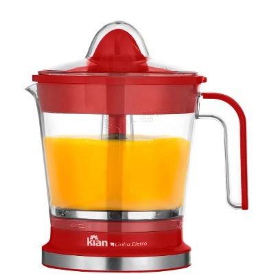 Espremedor de Frutas Kian 1,2L Vermelho 127V