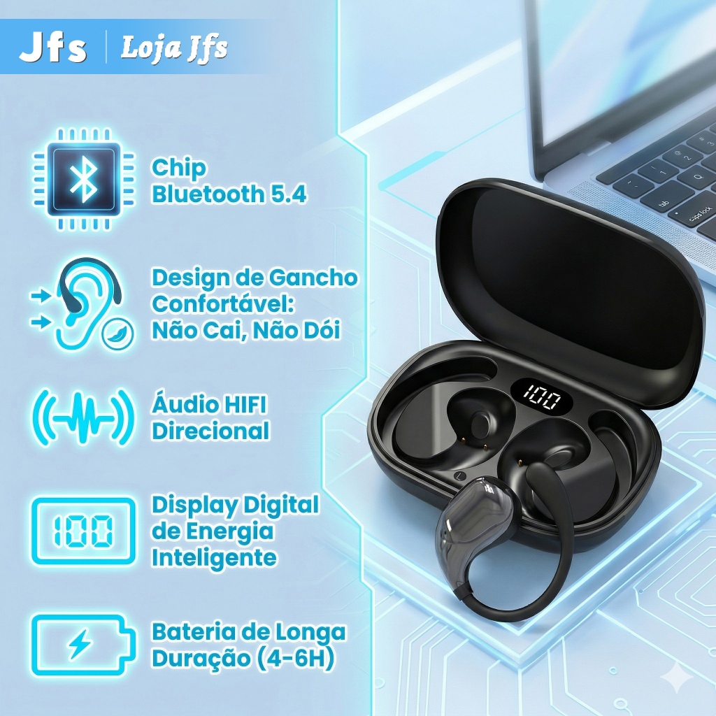 Q7 Fone Bluetooth Sem Fio com Microfone HD I Bateria Longa I