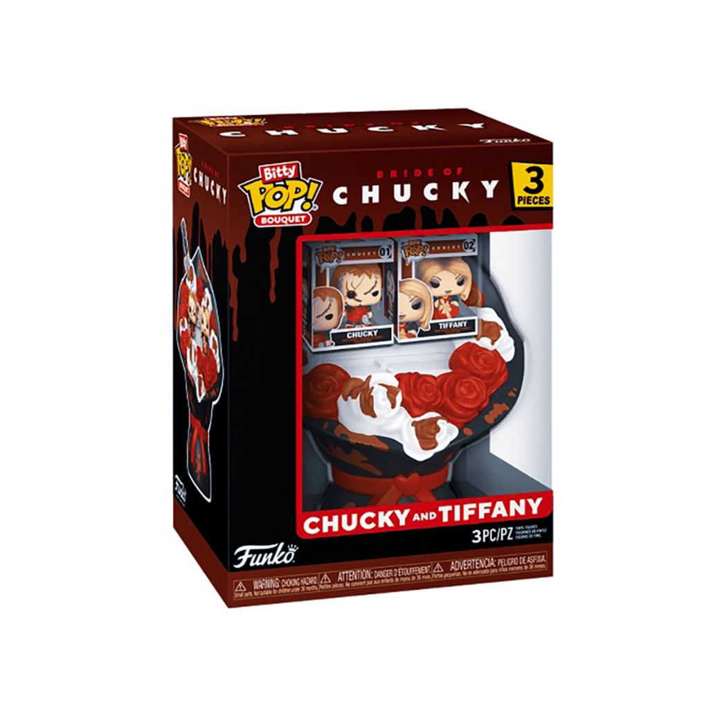 Funko Bitty Bouquet Bride Of Chucky Chucky And Tiffany 3 Pack