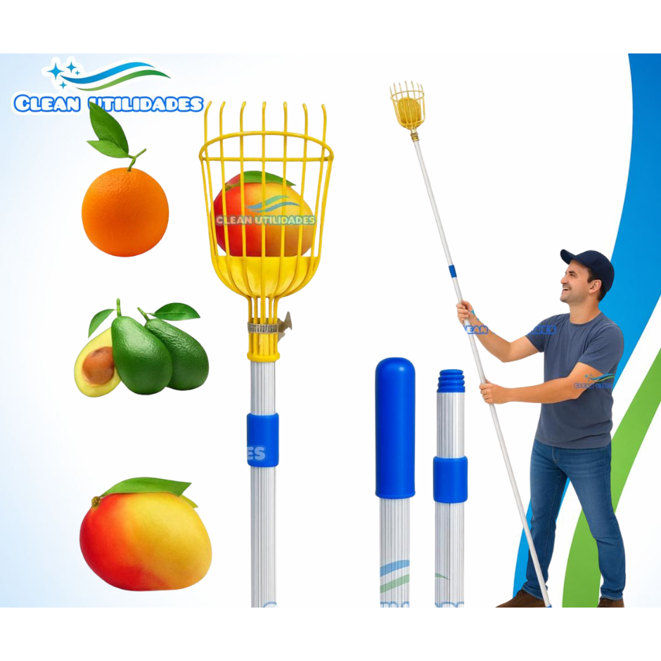 COLHEDOR DE FRUTAS PROFISSIONAL - LINHA CLEAN JARDINAGEM - E
