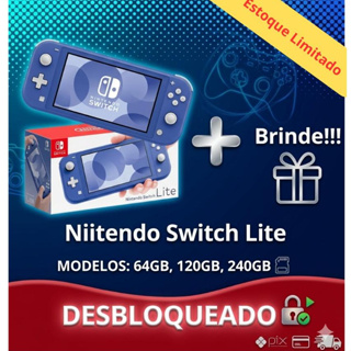 Nintendo Switch ANNIVERSARY XV 青紫 Nintendo Switch, 32GB, Neon com Joycon | KaBuM!