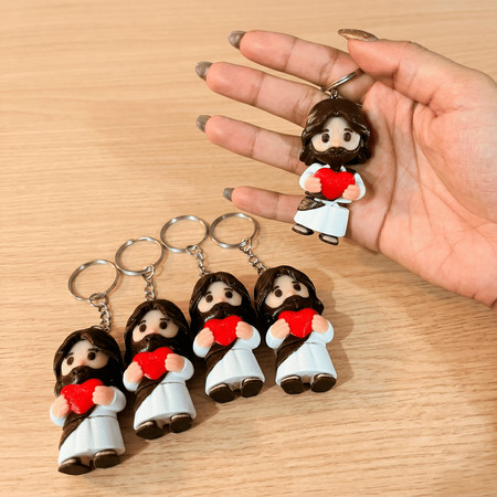 Chaveiro Jesus Cristo Articulado