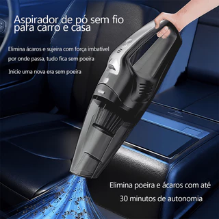 12000pa Conjunto Aspirador Portátil Sem Fio 120W Potente Sucção Ciclônica Úmido E Seco