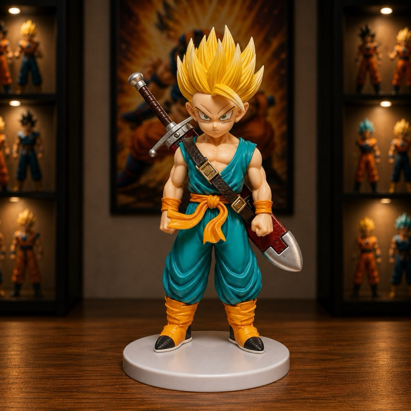 Action Figure Goten E Trunks Super Sayajin 18-20Cm Dragon Ball Z