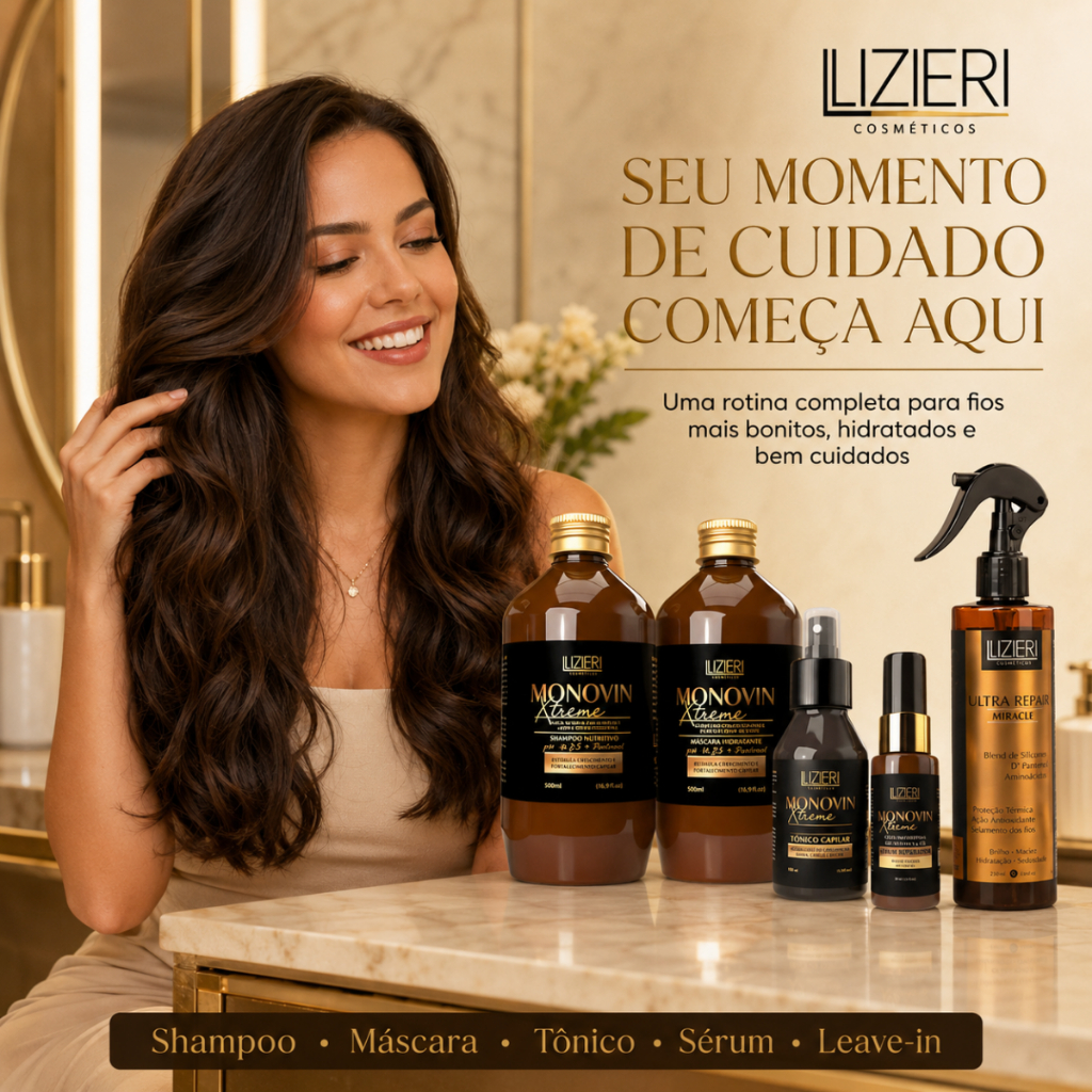 Kit Monovin Xtreme Shampoo Tônico Crescimento Capilar Acelerado