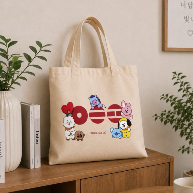 Bag Totebag Ecobag Arirang BTS World Tour 2026 Aesthetic Unissex