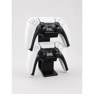 Suporte Vertical Duplo Para Controle Ps5 Preto