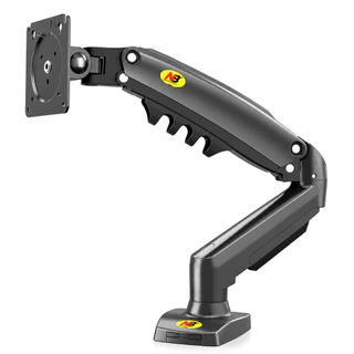 Suporte Articulado de Mesa F80NB com Pistão a Gás para Monitores de 17'' a 32'' Preto ELG