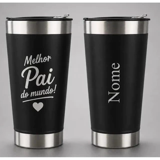 Copo Térmico Personalizado 473 ML – Dia dos Pais (com Nome)