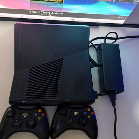 xbox 360 desbloqueado RGH+520 jogos controle com fio Microsoft