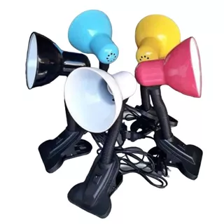 Luminária Garra Bivolt Decoração Adulto Infantil Articulada Suporte Parafusar Mesa Bancada Abajur