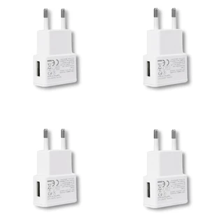 Kit 4 Carregadores USB 5V 2A | Fonte Universal para Android e iPhone