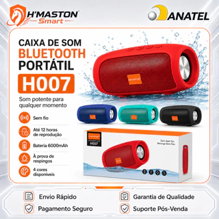 H'Maston H007 Caixa De Som Bluetooth Portátil Som Caixa Bluetooth Caixinha De Som Bluetooth Caixa De Som Bluetooth