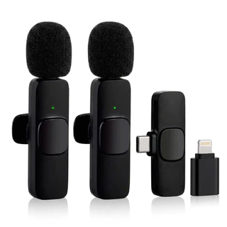 Microfone Lapela Wireless Sem Fio p/type C iPhone Gravação