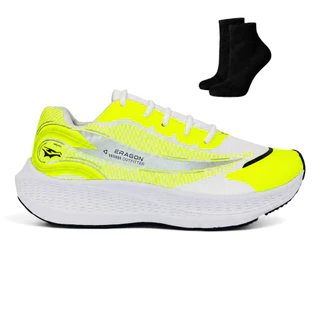 Tênis Masculino Esportivo + Meia Grátis Academia Corrida Caminhada Treino Confortável Leve