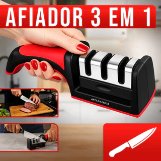 Afiador de Facas Profissional para Cozinha