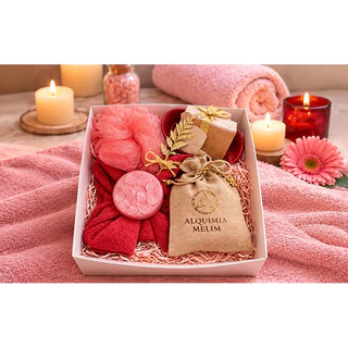 Kit Presente Spa Relaxante Premium – Sabonetes Artesanais Alquimia Melim