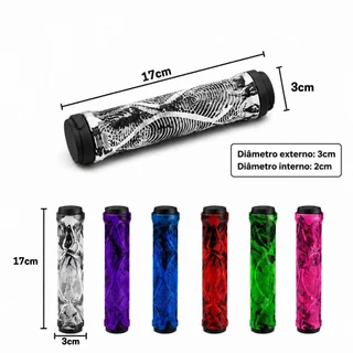 Manopla Freeride GTA Borracha 165mm para Bicicleta - Bike - Ciclismo - Guidão