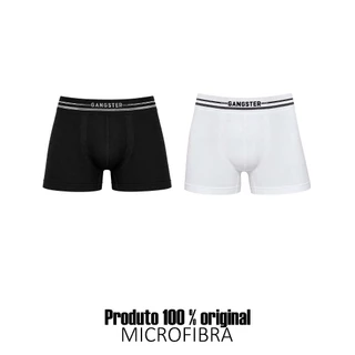 Kit 2 Cuecas Gangster Boxer Original Sem Costura