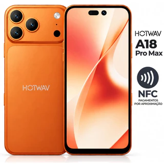 Smartphone Hotwav A17 A18 Pro Max Dual SIM de 256GB/16GB RAM de 6.75" 13MP 5MP + NF GARANTIA 12 MESES