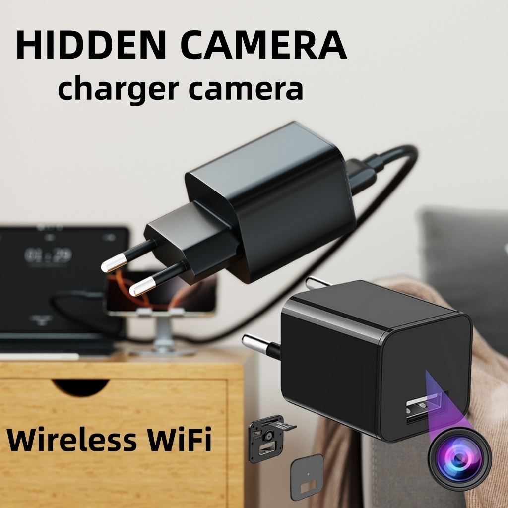 Câmera de vigilância sem fio WiFi em miniatura HD 1080P, câmera de ...