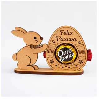 Porta Bombom Em MDF Kit Lembrancinha De Feliz Pascoa Coelho Porta Bombom em Oferta na Shopee