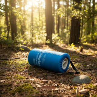 Colchonete Mochila Camping Com Alça Solteiro 60 cm x 180 cm x 2 cm Acampamento Viagem Dobrável
