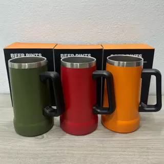 Caneca Térmica Chopp Cerveja Camada Dupla Em Inox Copo 710ml