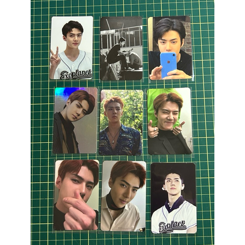 PHOTOCARDS EXO SEHUN OFICIAIS | Shopee Brasil