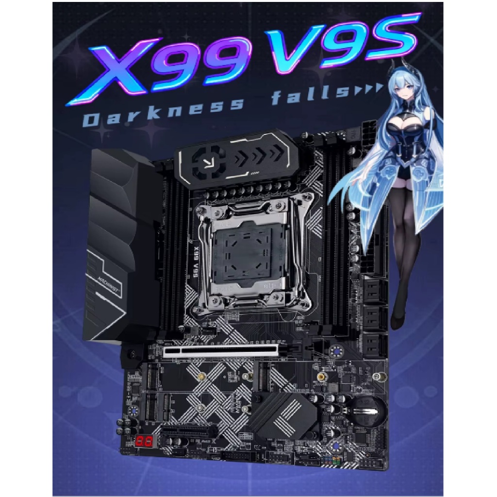 KIT XEON 32GB+XEON 2680V4+TPM 2.0+MACHINIST X99 VS9 ATENÇÃO