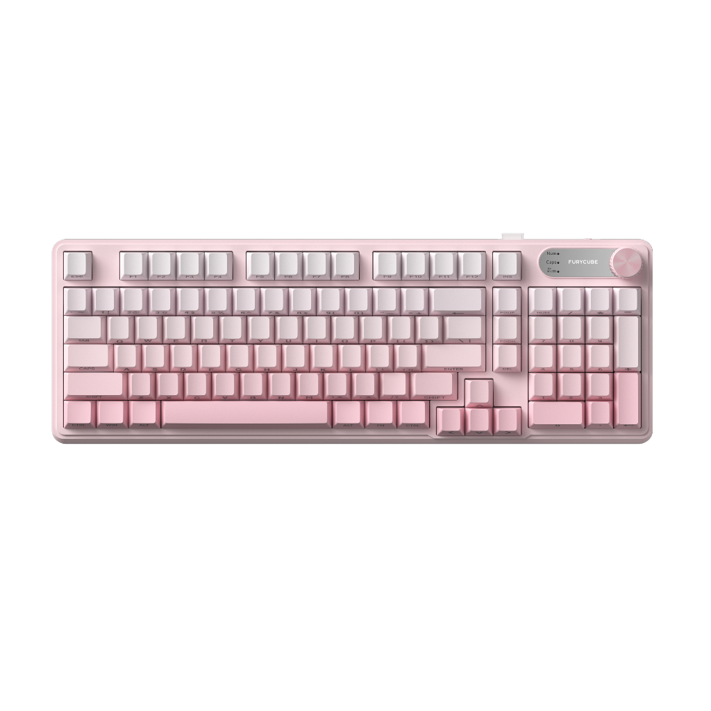 IP98PRO Teclado Membrana sem fio Bluetooth 2.4g USB Gamer