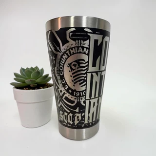 Copo Térmico 473ml Personalizado 360° Timão com o Abridor da Tampa com Nome e logo.