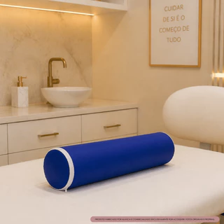 Rolo Posicionador 15cm x 50cm Ortopédico Fisioterapia Exercício Massagem + Capa Removível