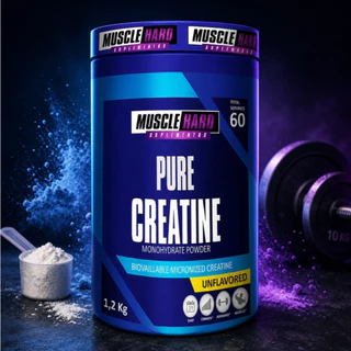Creatina Hard Muscle 1.200g Kg Pura Original