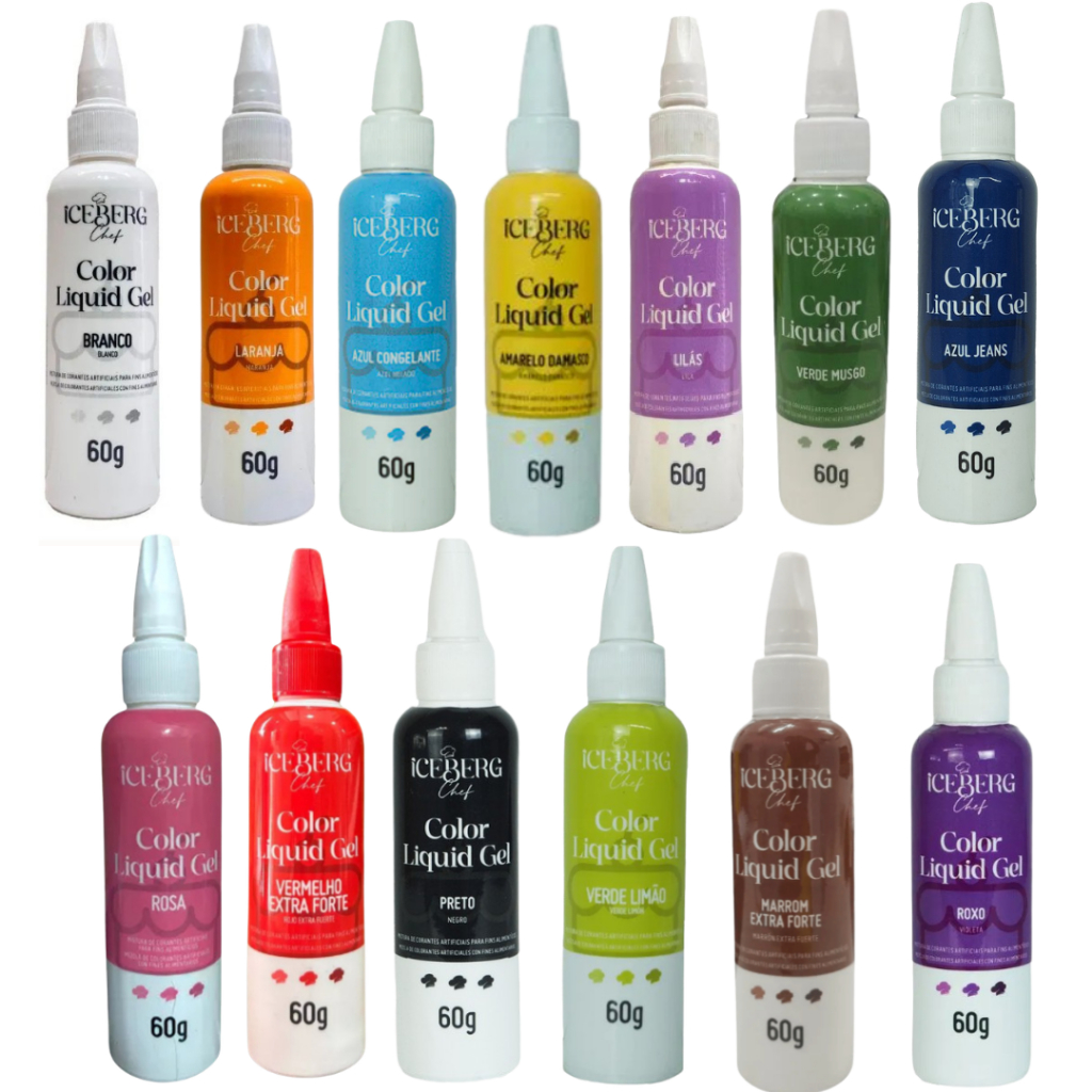 Corante Liquid Gel Iceberg - 60g