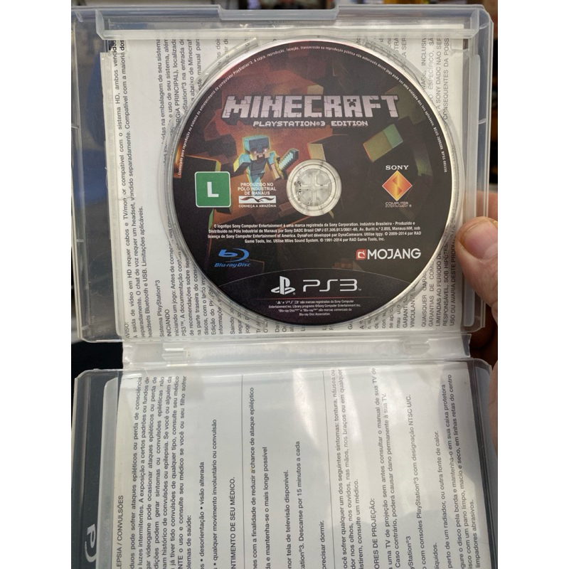 Minecraft - PlayStation 3 Edition Ps3 | Shopee Brasil